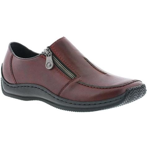 burgundy casual shoes for women.